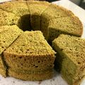 まめちゃる's cooksnap of when they made 抹茶シフォンケーキ＊小豆入り.