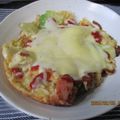 良庵★Ryoan's cooksnap of when they made ペロリ♪ライスピザ♪.