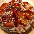 chiko♫'s cooksnap of when they made ＊クリスマスに＊ダブルチョコレート・チーズケーキ.