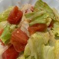 ゆみらんたん's cooksnap of when they made 目指せデリ風！レタスとトマトのサラダ.