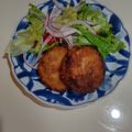 クックWPUTWA☆'s cooksnap of when they made ☆簡単☆お肉少なめ！ほぼ野菜なメンチカツ.