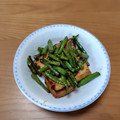 みぃくんのママ's cooksnap of when they made 厚揚げとインゲンのピリ辛炒め.
