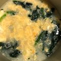 ボクちゃんの母's cooksnap of when they made 鶏ガラ卵スープ.