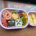 ちゅーりっぷ♪♪'s cooksnap of when they made マイクラ☆クリーパー☆キャラ弁.