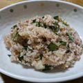 野菜係's cooksnap of when they made ❀ごまプチ♪大葉と梅の和風チャーハン❀.