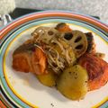 オママゴトの妹¨̮'s cooksnap of when they made 生鮭と秋野菜バター醤油炒め.