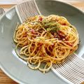 tamagogo's cooksnap of when they made 簡単！塩辛パスタ.