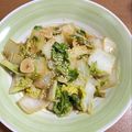 chi−ちゃん's cooksnap of when they made 簡単おいしい☆山東菜のにんにく醤油炒め♪.