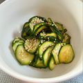 azbjbn's cooksnap of when they made 楽うまっ！ズッキーニのピリ辛ナムル.
