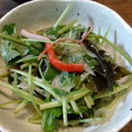 ばたみそーぱん☆'s cooksnap of when they made わかめと三つ葉の和風サラダ.