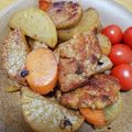 クックHBQ370☆'s cooksnap of when they made 大根人参豚ひれブロック炒め煮.