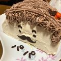 Mieまま's cooksnap of when they made 父の日ハーフケーキ（キャラメル＆バナナ）.