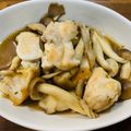 shogopapa's cooksnap of when they made 鶏むね肉ときのこのポン酢蒸し焼き.
