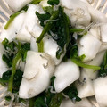 やえまりも's cooksnap of when they made カブとほうれん草のじゃこ和え♪.