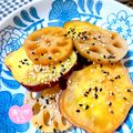 オウジリリノエ's cooksnap of when they made さつまいもとレンコンの秋おかず.