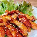あっちゃんキッチン♪'s cooksnap of when they made 柔らか＊鶏ムネ肉の甘辛チキンスティック.