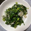 ♬のんのこ日和♬'s cooksnap of when they made 大根の葉の油炒め.