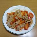 55才のおじさん's cooksnap of when they made うまみトマト生姜焼き.