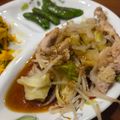 みよ♡'s cooksnap of when they made 超簡単！キャベツと豚蒸し☆生姜ポン酢かけ.