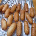 Baman's cooksnap of when they made キッズ★ミニ・アメリカンドッグ.