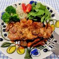 在宅勤務のおじさん's cooksnap of when they made 豚ロース★簡単正しい四日市とんてき紹介♪.