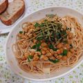 クックUH3NVG☆'s cooksnap of when they made 納豆パスタ.
