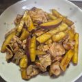 ぬまぴぃ's cooksnap of when they made ◆さつまいもと豚肉の甘辛炒め◆.