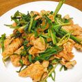 vabochan's cooksnap of when they made ✿豚肉とニラのキムチ炒め✿.