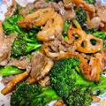 うぱるぱここあ's cooksnap of when they made 牛肉とレンコンのオイスターソース炒め.