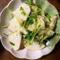 みかたんキッチン's cooksnap of when they made 豆苗と長芋の簡単サラダ.
