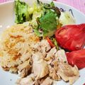 やま☆ぴろ's cooksnap of when they made 炊飯器で簡単！シンガポール チキンライス.