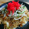 ちくわ君's cooksnap of when they made もやしとニラの香港風焼きそば.