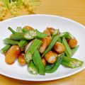ルパンのかあさん☆彡's cooksnap of when they made オクラとウインナーのシンプル炒め～♪.