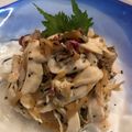 きなぺこあずみん's cooksnap of when they made 簡単☆ささみのゆかりなめたけ和え.