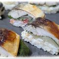 えぞりす しっぽ's cooksnap of when they made 塩鯖で作る焼き鯖寿司.