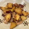 みるきりん。's cooksnap of when they made さつまいもと鶏肉の甘辛煮.