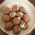 ママメイン！時々子供's cooksnap of when they made 簡単バレンタイン❤板チョコでスノーボール.