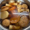 ママメイン！時々子供's cooksnap of when they made 圧力鍋でスピードおでん.