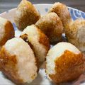 ★なみ☆'s cooksnap of when they made フライパンで焼きおにぎり♪みそ味と醤油味.