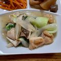 ポニーリボン's cooksnap of when they made ♪チンゲンサイと鶏肉の塩炒め♪.