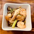 shogopapa's cooksnap of when they made かぶの葉と海老の中華炒め.