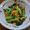 ポニーリボン's cooksnap of when they made バター香る＊かぼちゃと小松菜炒め。.