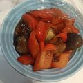 ユカポン。's cooksnap of when they made とろけるナスとパプリカの甘酢炒め.