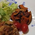 choco＊７'s cooksnap of when they made フライパンで！簡単かぼちゃの甘辛焼き.