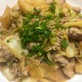 Ｒ's cooksnap of when they made ご飯がすすむ甘辛味♪豚肉と白菜の味噌炒め.