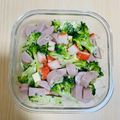 ももゆみ1230's cooksnap of when they made 魚肉ソーセージのマヨあえ.