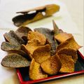 さんちゃん（╹◡╹）'s cooksnap of when they made 卵白１コ余ったら・・・ごまのチュイール♪.