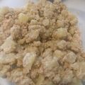 toshio39's cooksnap of when they made 鶏そぼろで♪ちょいガッツリ系ポテトサラダ.