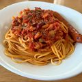 まい0223's cooksnap of when they made ☆簡単☆ツナトマトパスタ.