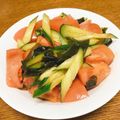 vabochan's cooksnap of when they made 夏野菜とタップリわかめの栄養満点サラダ.